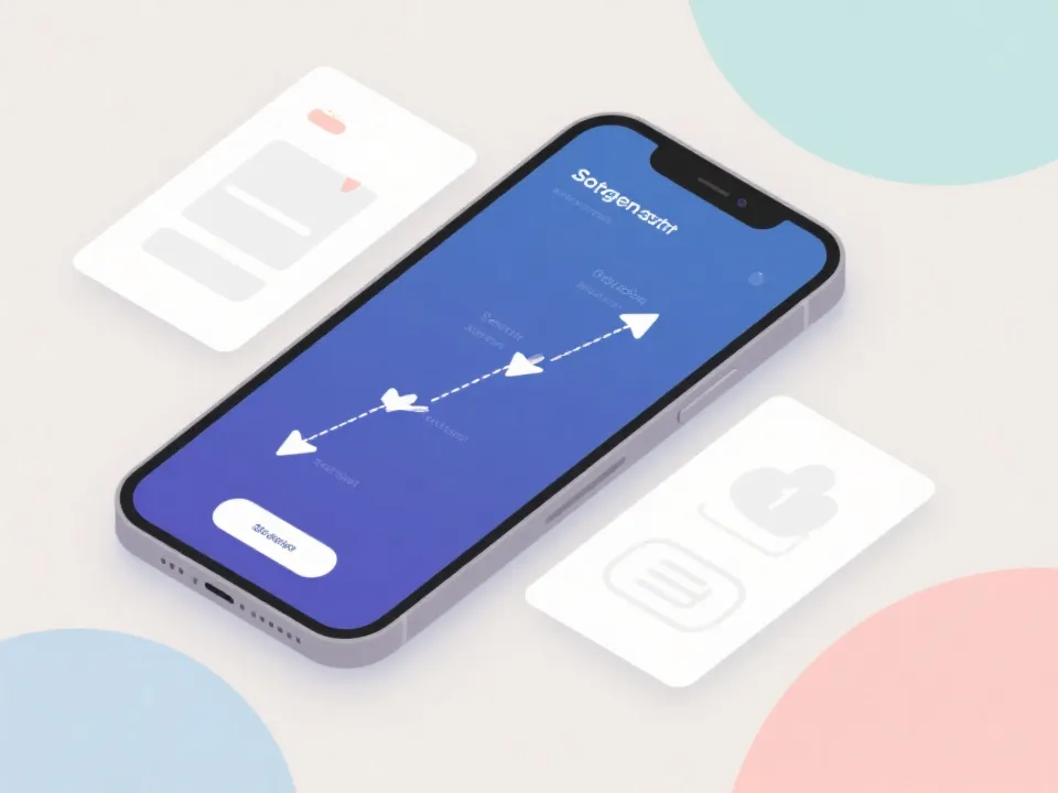 手机安装步骤示意图