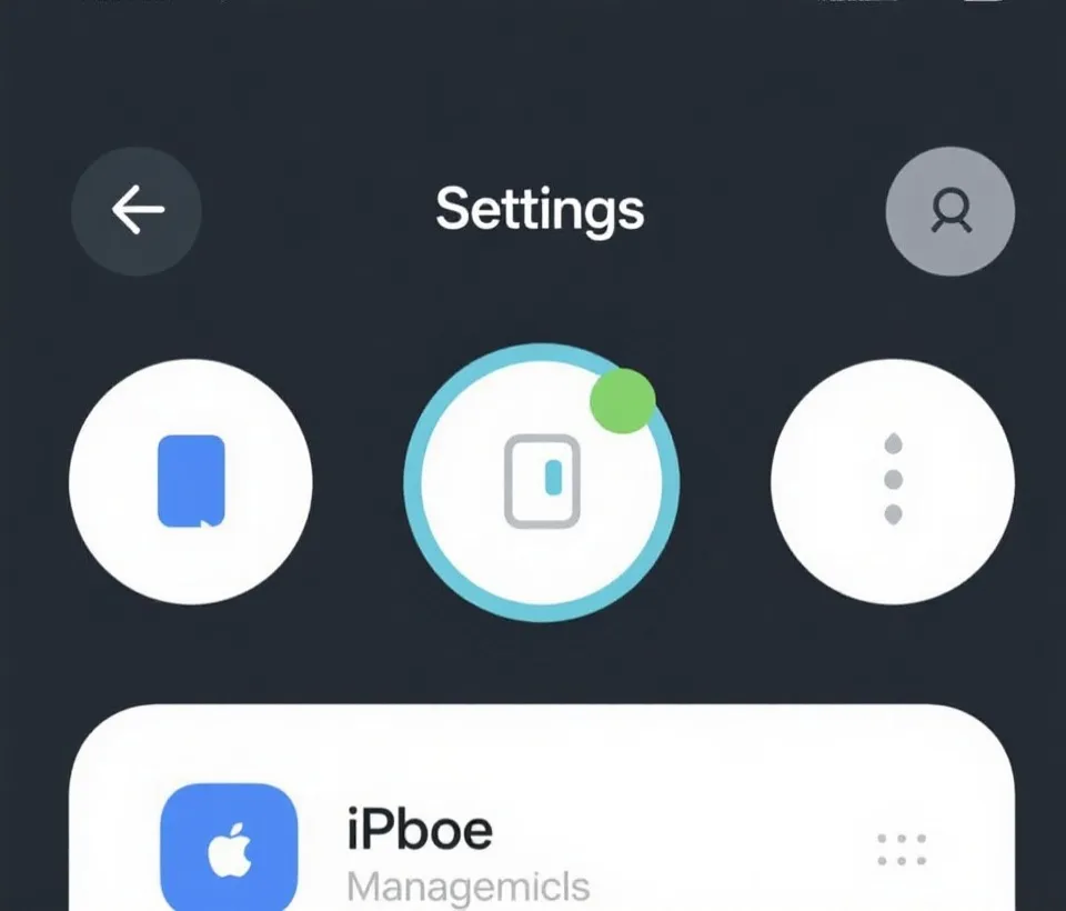 iOS 设备管理与信任设置示意图